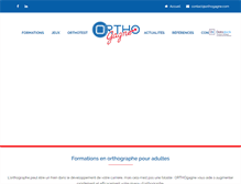 Tablet Screenshot of orthogagne.com